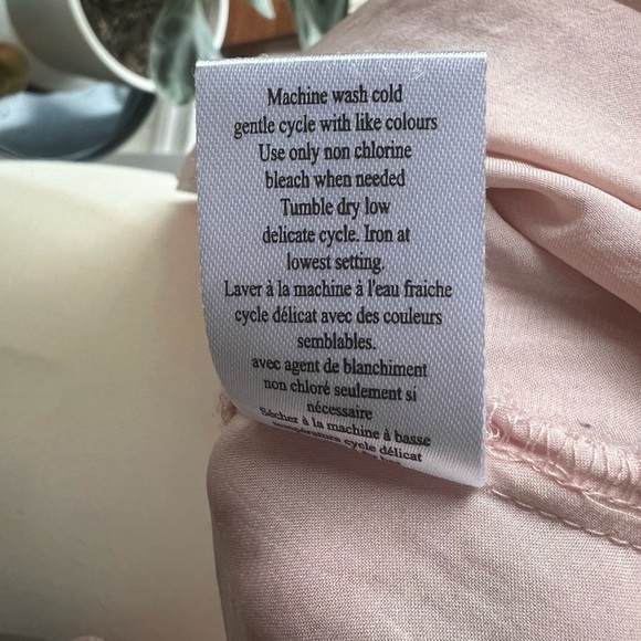 Midnight Bakery Luxe Pink Mock Button Down Camisole Valentine’s Day - Picture 6 of 7